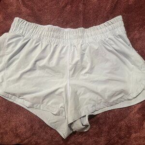 Lululemon Women's Hotty Hot High-Rise Lined Short 2.5" StarchBlue Size 18